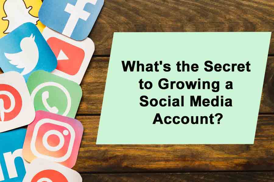 What's the Secret to Growing a Social Media Account?