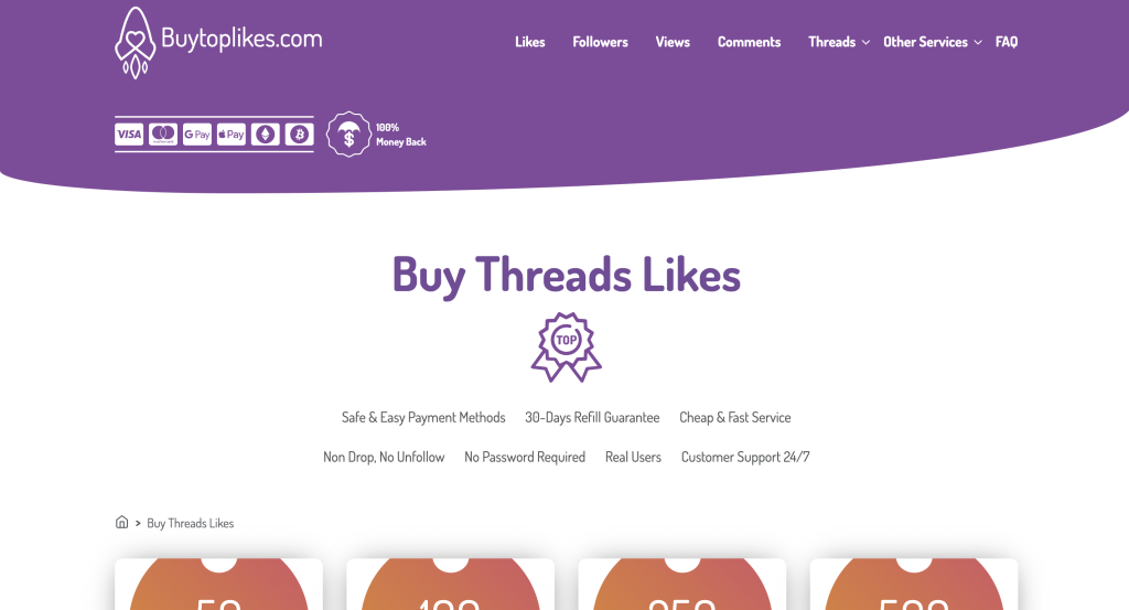 Platforms to Buy Threads Likes